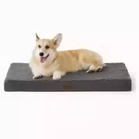 Hundebett Orthopädisch 89x56cm l 89 X B 56 X H 8 cm Dunkelgr 1 st