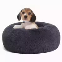 Hundebett Orthopädisches Donut l 60 X B 60 X H 18 cm Dunkelg 1 st