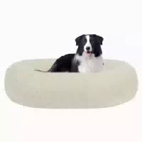 Hundebett Orthopädisches Rund Donut l 90 X B 90 X H 20 cm Br 1 st