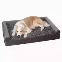 Hundebett Orthopädisches Kleine Hunde Grau l 75 X B 47 X H 1 1 st