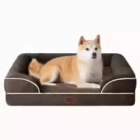 Hundebett Orthopädisches Memoryfoam l 91 X B 68 X H 17 cm Br 1 st