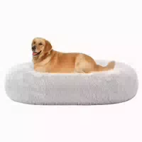 Hundebett Orthopädisches Rund Donut l 100 X B 100 X H 20 cm 1 st