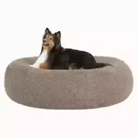 Hundebett Orthopädisches Rund Donut l 80 X B 80 X H 20 cm He 1 st