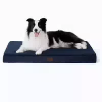 Hundebett Orthopädisches Waschbar l 76 X B 51 X H 8 cm Navyb 1 st