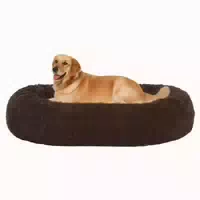 Hundebett Orthopädisches Rund Donut l 100 X B 100 X H 20 cm 1 st