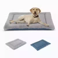 Hundebett Waschbar Hundematte l 45 X B 30 X H 3 cm Grau und 1 st