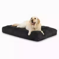 Hundebett Waschbar Plüsch 91x68cm Schattengrau l 91 X B 68 X 1 st
