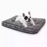 Hundebett Waschbar Rutschfest Dunkelgrau l 75 X B 52 X H 7 C 1 st