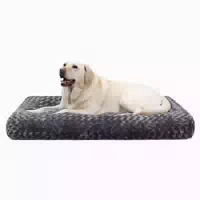 Hundebett Waschbar Rutschfest Dunkelgrau l 75 X B 52 X H 7 C 1 st