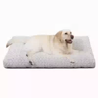 Hundebett Hundematte Waschbar Flauschig Xl 106 71cm Grau Un 1 st