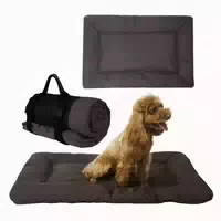 Hundedecke Wasserdicht Faltbar Orthopädisch Unterwegs Braun 1 st