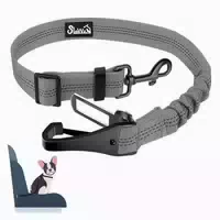 Hundegurt Verstellbar Elastisch Reflektierend 3in1 Auto 90cm 1 st