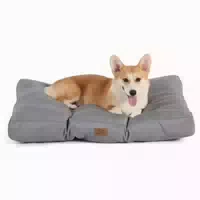 Hundekissen 76x50cm Gepolstert Dunkelgrau l 76 X B 50 X H 10 1 st