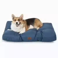 Hundekissen 76x50cm Hundebett Dunkelblau l 76 X B 50 X H 10 1 st
