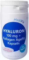 Hyaluron 100 mg Kollagen Agefit Kapseln Medifit
