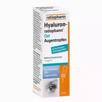 Hyaluron Ratiopharm Gel Augentropfen 2x10 Ml Augentropfen