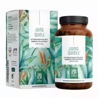 Hyaluronsäure Biotin Komplex Aloe Vera Hirse Extrakt 90 Vegane Kapseln Jungquell Naturtreu