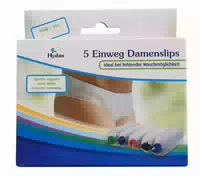 Einweg Damenslip, Größe 38 40 5er Pack
