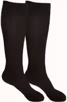 Reisestützstrümpfe Xxl Gr 36 39 Schwarz, Doppelpack