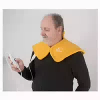 Hydas Therapie Nacken und Schulterheizkissen Gelb 1 st