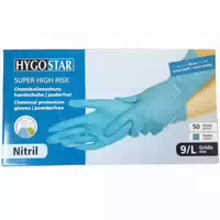 Hygostar Nitril Chemikalienschutz Handschuhe Super High Risk