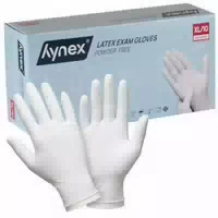 Hynex Latexhandschuhe Puderfrei Einweghandschuhe Latex 5g Größe Xl
