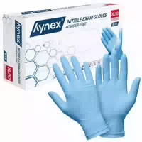 Hynex Nitrilhandschuhe Blau Puderfrei 3,5g Einweghandschuhe Größe l