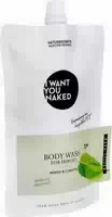 I Want You Naked For Heroes Body Wash Limette & Minze Refill