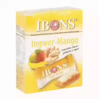 Ibons Ingwer Mango Box Kaubonbons 60 G