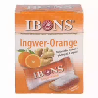Ibons Ingwer Orange Box Kaubonbons