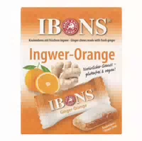 Ibons Ingwer Orange Box Kaubonbons