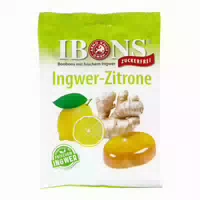 Ibons Ingwer Zitrone Ohne Zucker Tã¼te Lutschbonbons