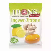 Ibons Ingwer Zitrone Ohne Zucker Tüte Lutschbonbons