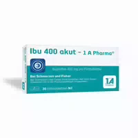 Ibu 400 Akut 1 A Pharma das Ibuprofen gegen den Schmerz