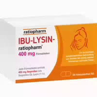 Ibu Lysin Ratiopharm 400 Mg Mit Ibuprofen 50 St Filmtabletten