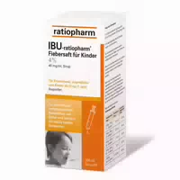 Ibu Ratiopharm 4 % Fiebersaft für Kinder 200 mg 5 ml Sirup
