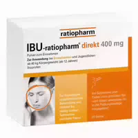 Ibu Ratiopharm Direkt 400 mg Pulver zum Einnehmen: Schmerzmittel für die Einnahme ohne Wasser, zur Linderung Vielfältiger Schmerzarten, von Fieber und Entzündungen