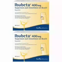 Ibubeta 400 mg Suspension zum Einnehmen im Beutel 20 st