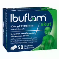 Ibuflam Akut: 400 mg Ibuprofen Schmerztabletten