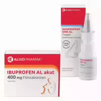 Ibuprofen Al Akut 400 mg Tabletten & Sine Al 1 mg ml Nasenspray