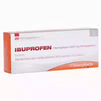 Ibuprofen Hemopharm 400mg 20 St Filmtabletten