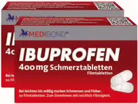 Ibuprofen Medibond 400 mg Schmerztabletten 2 X 20 Stück