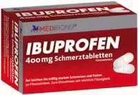 Ibuprofen Medibond 400mg Schmerztabletten 50 Stück