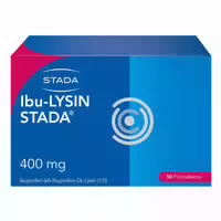 Ibu Lysin Stada 400 Mg Filmtabletten, Wirksam Bei Schmerzen Und Fieber
