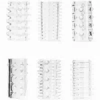 Icon Brands Crystalline Penishülle 6er Pack