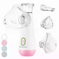 Iea Medical Inhalationsgerät Weiß – Tragbarer Vernebler Inhalator für Kinder & Erwachsene, Usb C