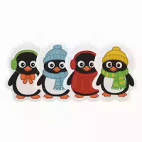 Iea Medical Kalt Warm Kompresse Pinguin Design 4er Set