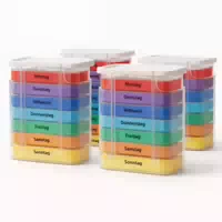 Iea Medical Tablettenbox 7 Tage 4er Set