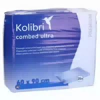 Kolibri Combed Krankenunt Premium Ultra 60x90 Cm 25 St Beutel
