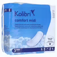 Kolibri Comfort Einlagen Anatomisch Midi 28 st Beutel